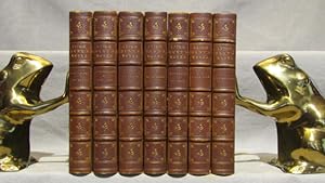 Works. 7 volumes 1876-83 half morocco marbled boards.