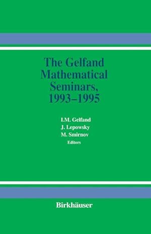 Immagine del venditore per The Gelfand Mathematical Seminars, 1993-1995 venduto da moluna