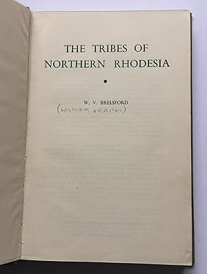The Tribes of Northern Rhodesia