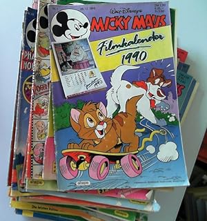 Micky Maus, Konvolut Hefte, Jahrgang 1989. 40 Hefte nicht kompletter Jahrgang! Hefte 1,5,7-17, 20...