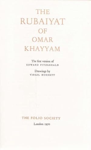 The Rubaiyat of Omar Khayyam