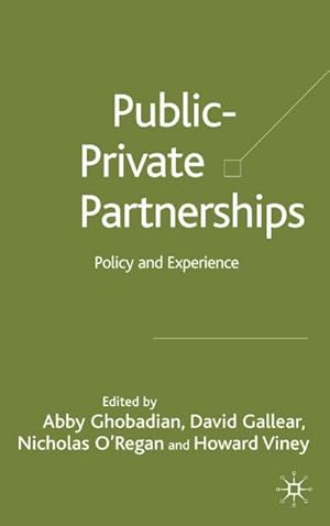 Immagine del venditore per Private-Public Partnerships : Policy and Experience venduto da AHA-BUCH GmbH