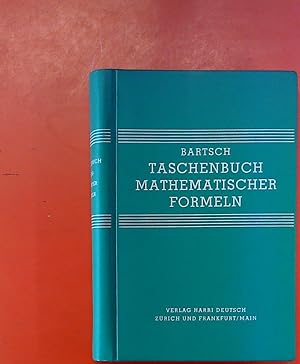Bild des Verkufers fr Taschenbuch Mathematischer Formeln zum Verkauf von biblion2