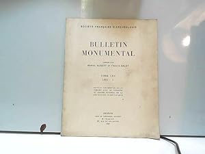 Bild des Verkufers fr Bulletin monumental tome 115 1957-I zum Verkauf von JLG_livres anciens et modernes