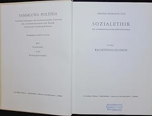 Imagen del vendedor de Sozialethik mit internationaler Bibliographie. II. Teil. a la venta por Antiquariat Bookfarm