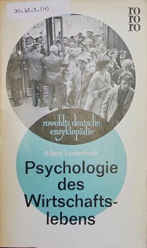 Bild des Verkufers fr Psychologie des Wirtschaftslebens. zum Verkauf von Antiquariat Bookfarm