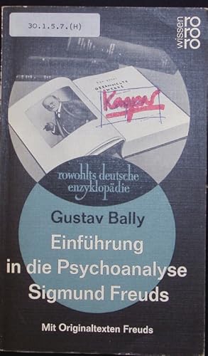 Imagen del vendedor de Einfhrung in die Psychoanalyse Sigmund Freuds. Ed. 7. a la venta por Antiquariat Bookfarm