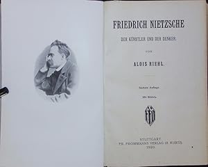 Bild des Verkufers fr Friedrich Nietzsche. Der Knstler und der Denker. Ed. 6. zum Verkauf von Antiquariat Bookfarm