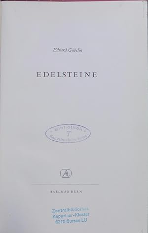 Seller image for Edelsteine. for sale by Antiquariat Bookfarm