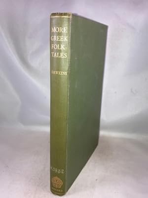 Image du vendeur pour More Greek Folktales mis en vente par Great Expectations Rare Books