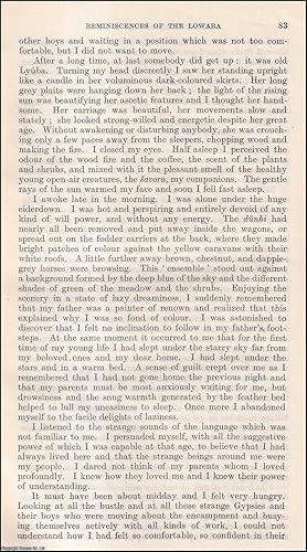 Seller image for Reminscences of the Lovara (part 2); by the Adopted Son of a Gypsy Chief. An uncommon original article from the Journal of the Gypsy Lore Society, 1945. for sale by Cosmo Books