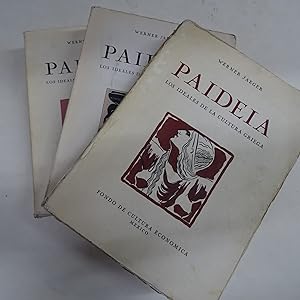 Imagen del vendedor de PAIDEIA. Los ideales de la cultura griega. a la venta por Librera J. Cintas