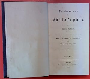 Seller image for Fundamente der Philosophie. DRITTER BAND. for sale by biblion2