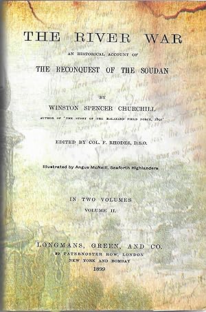 Image du vendeur pour The River War and Reconquest of the Soudan. Volume II (1899) mis en vente par BASEMENT BOOKS