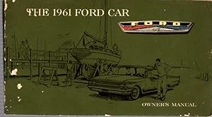 1961 Ford Car Owner Manual Galaxie Fairlane Sunliner Starliner