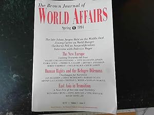 Bild des Verkufers fr The Brown Journal Of World Affairs Spring 1994 [Volume 1, Issue 2] (ed 1994) zum Verkauf von JLG_livres anciens et modernes