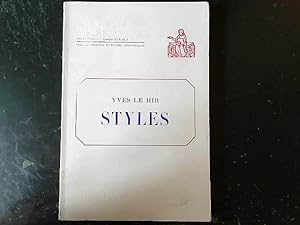 Image du vendeur pour Styles (ed 1972) mis en vente par JLG_livres anciens et modernes