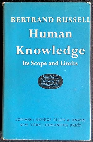 Immagine del venditore per Human Knowledge - Its Scope and Limits venduto da LibrairieLaLettre2