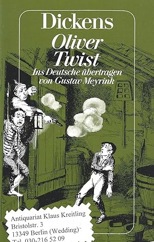 Oliver Twist. Deutsch von Gustav Meyrink