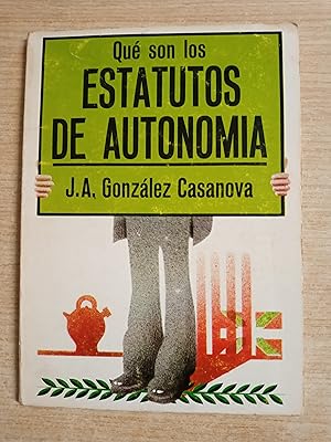 Imagen del vendedor de Que son los ESTATUTOS DE AUTONOMIA a la venta por Gibbon Libreria