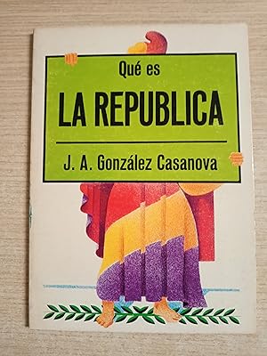 Imagen del vendedor de Que es LA REPUBLICA a la venta por Gibbon Libreria