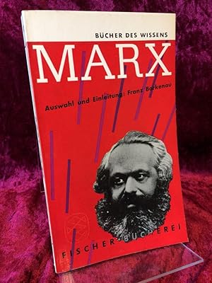 Bild des Verkufers fr Karl Marx. Auswahl und Einleitung von Franz Borkenau. (= Fischer-Bcherei Nr. 112). zum Verkauf von Antiquariat Hecht