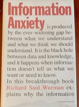 Imagen del vendedor de Information Anxiety a la venta por Canford Book Corral