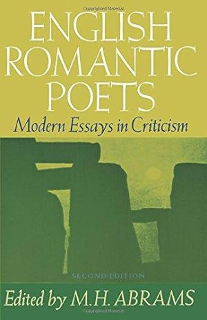 Bild des Verkufers fr English Romantic Poets: Modern Essays in Criticism (Galaxy Books) zum Verkauf von WeBuyBooks