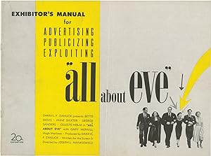 Bild des Verkufers fr All About Eve (Original exhibitor's manual and campaign book for the 1950 film) zum Verkauf von Royal Books, Inc., ABAA