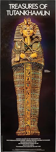 Treasures of Tutankhamun (Original poster from the 1976 exhibition, miniature coffin variant)