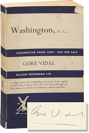 Washington, D.C. (Uncorrected Proof, signed by the author)