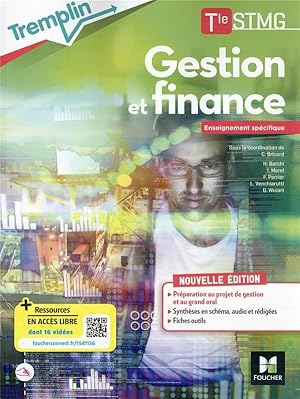 tremplin : gestion et finance ; terminale STMG, enseignement spécifique ; livre élève