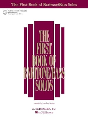 Imagen del vendedor de First Book of Baritone/bass Solos a la venta por GreatBookPrices