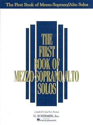 Bild des Verkufers fr First Book of Mezzo-soprano/Alto Solos zum Verkauf von GreatBookPrices