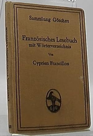 Seller image for Franzsisches Lesebuch mit Wrterverzeichnis for sale by Antiquariat Unterberger