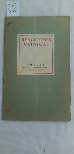 Immagine del venditore per Reacciones qumicas. venduto da Librera "Franz Kafka" Mxico.