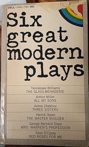 Bild des Verkufers fr Six Great Modern Plays zum Verkauf von The Book House, Inc.  - St. Louis