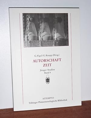 Bild des Verkufers fr Autorschaft, Zeit. Jnger-Studien, Band 4. zum Verkauf von Antiquariat Ballmert