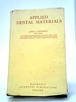 Bild des Verkufers fr Applied Dental Materials zum Verkauf von World of Rare Books