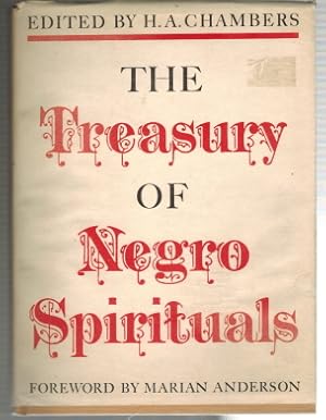 Bild des Verkufers fr The Treasury of Negro Spirituals zum Verkauf von Elops e.V. Offene Hnde