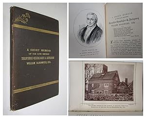 Seller image for A Short Memoir of the Late Eminent Shropshire Genealogist and Antiquary, William Hardwicke, Esq., by Hubert Smith, Member of the English Alpine Club, illustrated with a portrait by Edward Whymper, author of Scrambles amongst the Alps, and with Photographs, ( Reprinted and revised from the Salopian illustrated Magazine ) for sale by Andrew Cox PBFA