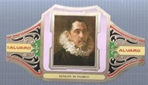 Bild des Verkufers fr VITOLA fabrica de tabacos ALVARO: Retrato de Pacheco, Velazquez zum Verkauf von EL BOLETIN