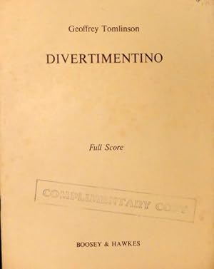 Divertimentino for string orchestra