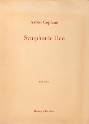 Symphonic ode. Full score