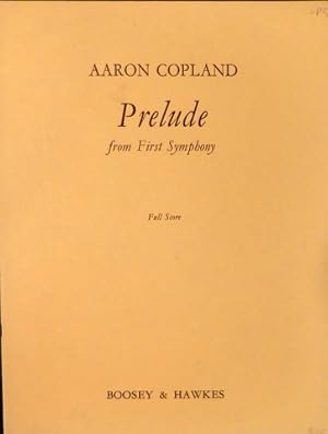 Prelude from First symphony [arranged for chamber orchestra by the composer]