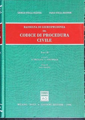 Image du vendeur pour Codice di procedura civile anni 1991-1995 Libro II Tomo II art. 323-359 mis en vente par Librodifaccia