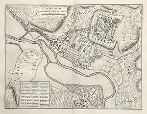 Bild des Verkufers fr "Plan de la Haute et Basse Ville de Boulogne sur Mer. Capitale du Comte Boulonnois." - Boulogne-sur-Mer Pas-de-Calais Hauts-de-France Plan zum Verkauf von Antiquariat Steffen Vlkel GmbH