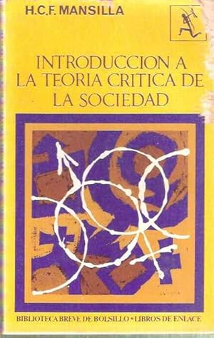 Seller image for Introduccin a la teora crtica de la Sociedad for sale by SOSTIENE PEREIRA