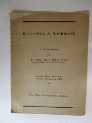 Blavatsky & Hoerbiger : a reconciliation