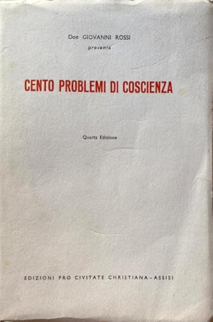 Immagine del venditore per CENTO PROBLEMI DI COSCIENZA. A CURA DI DON GIOVANNI ROSSI venduto da CivicoNet, Libreria Virtuale